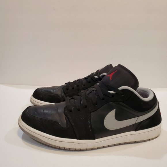 jordan 1 low black wolf grey